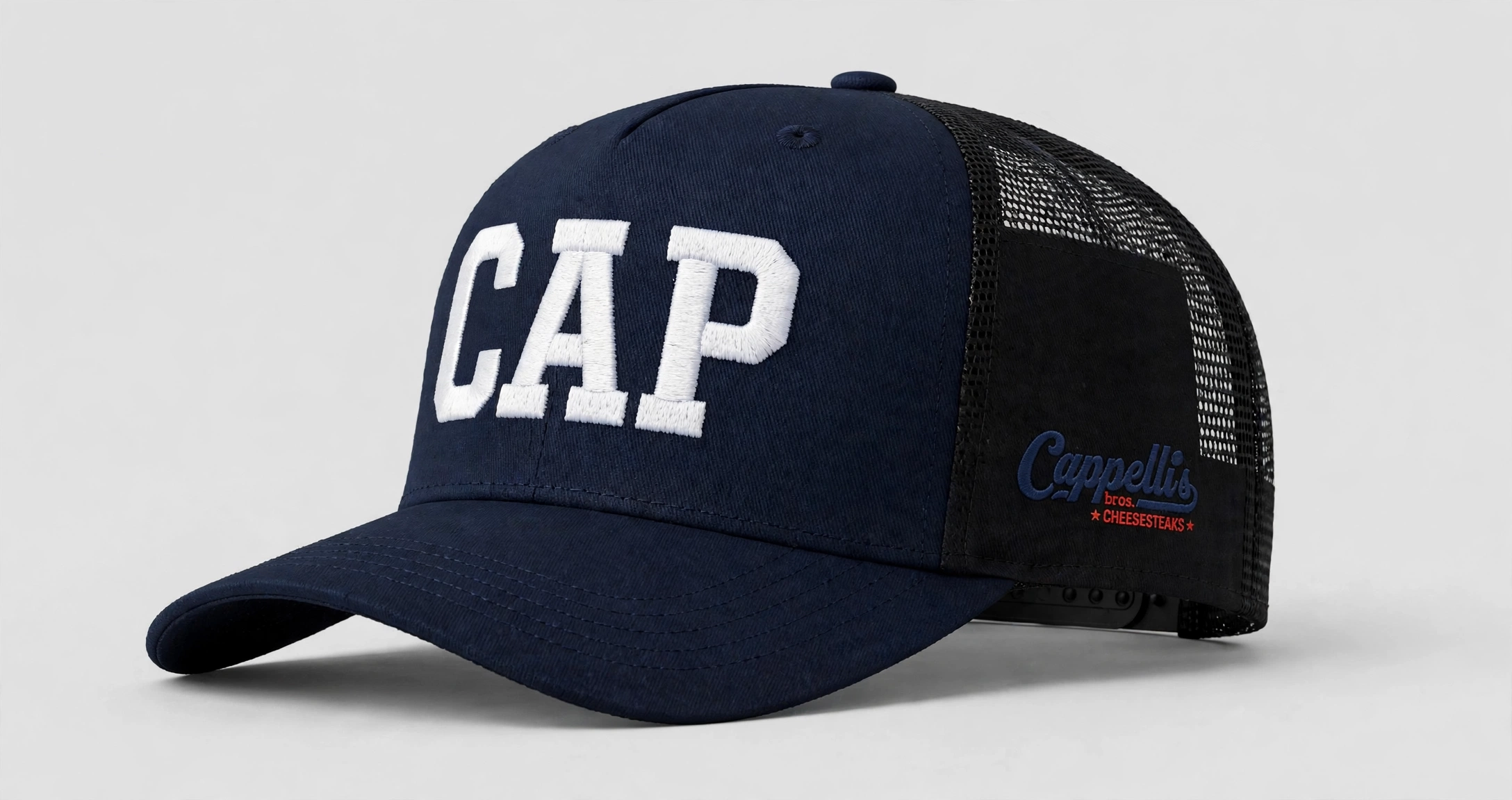 Navy blue CAP embroidered hat